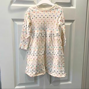 4/$20 Old Navy Rainbow Heart T-Shirt Dress- 4T